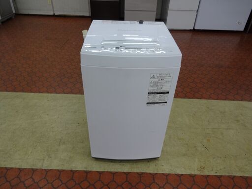 ID 224421　洗濯機4.5K　東芝　２０１９年製　AW-45M7（W)