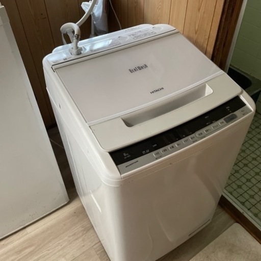 日立 洗濯機 8キロ 2018年製 大型 動作問題無し