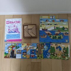 くもん　たんぐらむ　タングラム　ウッディパズル　知育玩具　木製　...