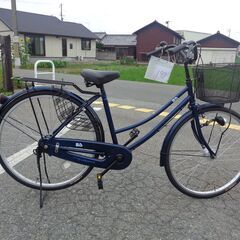 BD 軽快車 26インチ シングル 紺色 (197)