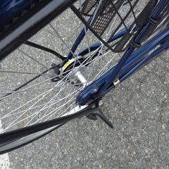 BD 軽快車 26インチ シングル 紺色 (197)