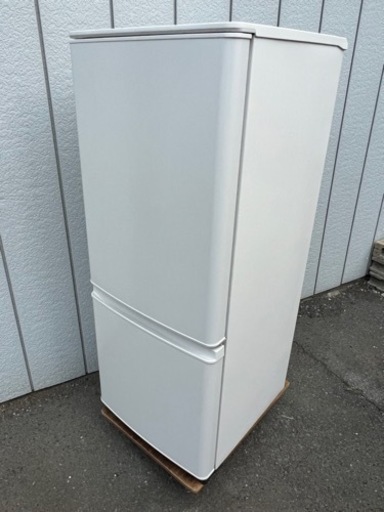 □美品 2022年製□三菱 2ドア冷凍冷蔵庫 MR-P15G-W1□MITSUBISHI 単身