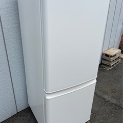 ■美品 2022年製■三菱 2ドア冷凍冷蔵庫 MR-P15G-W...