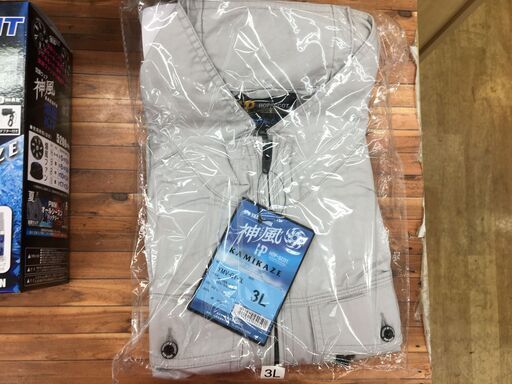 ヤマシン　神風空調服セット　未使用品　ベスト3Lサイズ　ファン5200ｍAh　【ハンズクラフト宜野湾店】 ヤマシン 神風空調服セット 未使用品 ベスト3Lサイズ ファン5200mAh