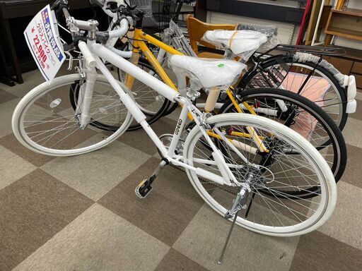 1年保証!!未使用!! 21Technology(21テクノロジー) クロスバイクシマノ製6段変速ギア 312