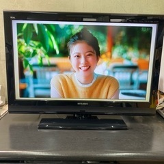 三菱32型ハイビジョンテレビ(中古)綺麗に映ります。