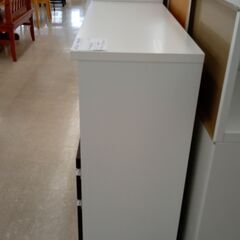 店長値引き☆ジモティ割あり☆ 高橋木工所 レンジ台 白 H96.4×