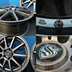 STRANGER ストレンジャー 社外ホイール 17インチ 4本 7J5HPCD114.3+38 ハリアー アルファード ヴェルファイア等　(KH37) クレジットカード QRコード決済可能