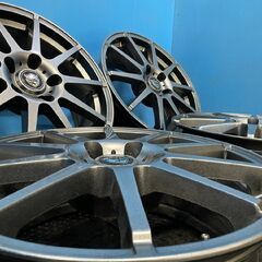 STRANGER ストレンジャー 社外ホイール 17インチ 4本 7J5HPCD114.3+38 ハリアー アルファード ヴェルファイア等　(KH37) クレジットカード QRコード決済可能