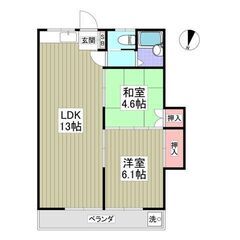 💙💙《2LDK》東大和市🐻日当たり良好！緑豊かな住宅街！駐車場有...