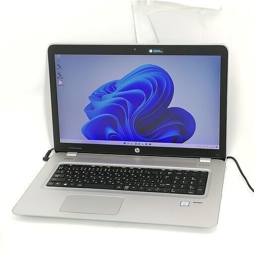 送料無料 高速SSD+HDD-500GB 17.3型 ノートパソコン HP 470 G4 中古美品 第7世代 i7 8GB DVDRW 無線 Bluetooth Webカメラ Win11 Office