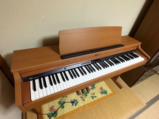 電子ピアノ(Roland) 椅子とヘッドフォン付き Roland DP603-CBS 2019年