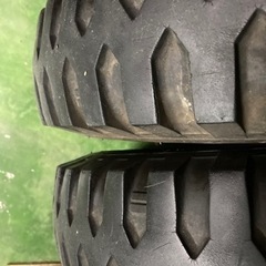 ダンロップ　6.00/16 下駄山タイヤ2本です　