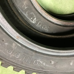 ダンロップ　6.00/16 下駄山タイヤ2本です　