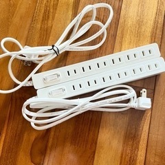 【IKEA】 シンプルなホワイトコンセント 2つセット