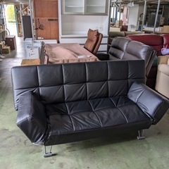 ニトリ ソファベッド(Nシールド マークス4 BK)