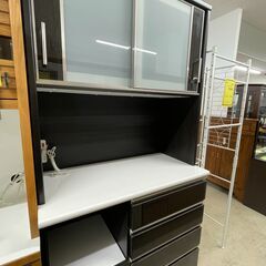 ジモティ来店特価!! 食器棚 ニトリ ブラウン J-0717