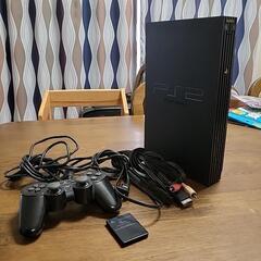 PlayStation 2！８MBメモリー、コントローラー付です！