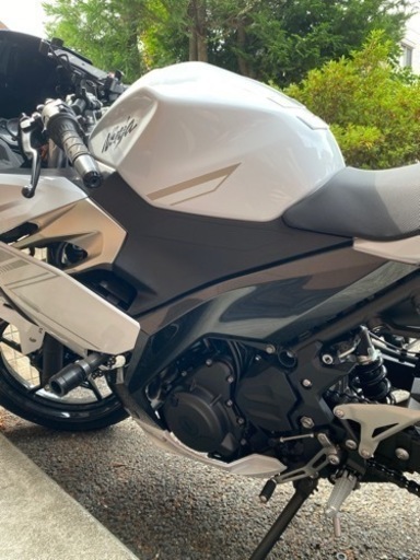 ninja400 パールブリザードホワイト
