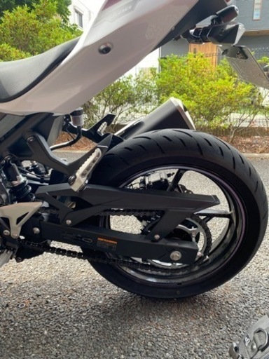 ninja400 パールブリザードホワイト