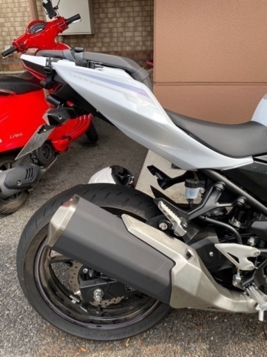 ninja400 パールブリザードホワイト