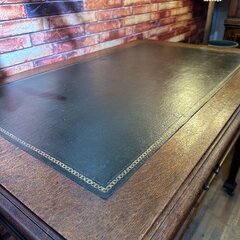 アンティーク/レザートップテーブル/ライティングデスク