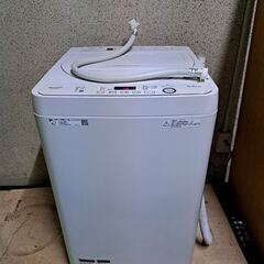 SHARP シャープ 全自動洗濯機 5.5kg ES-GE5D-...