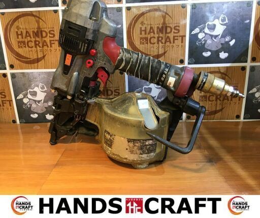 MAX　マックス　型番不明　高圧釘打ち機　中古品　65ｍｍ　高圧用　【ハンズクラフト宜野湾店】