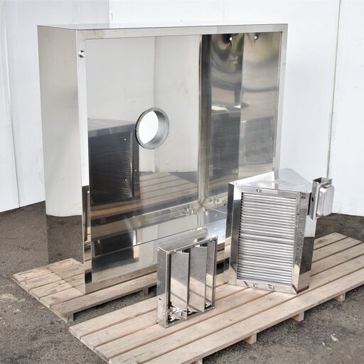 【ジモ取引終了7/21】≪yt744ジ≫ 業務用レンジフード/グリースフィルター/防火シャッター まとめ 幅130x奥行120cm ホーコス/FSVL1-530W/ファイヤーガード 50611-07 ジモ取引終了7/21】≪yt744ジ≫ 業務用レンジフード/グリース