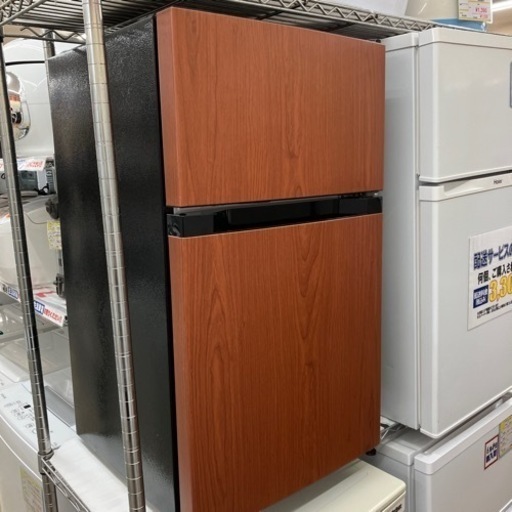 ウッドデザイン2020年製 IRIS OHYAMA 87L冷蔵庫 PRC-B092D-M アイリスオーヤマ 8525