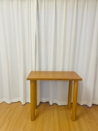 無印良品 MUJI 板と脚でできた木製テーブル（デスク 80×40）