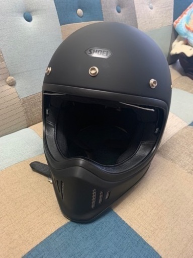 SHOEI ex-zero マットブラックXL 専用ゴーグル　ミラーインナーバイザー付き