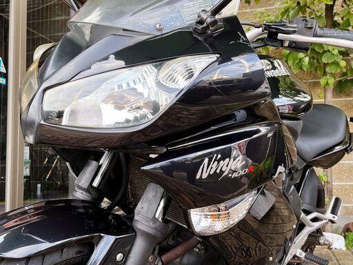 カワサキ Ninja 400R 車検・保証付 BMSサイレンサー フェンダーレス 黒