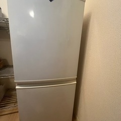 【SHARP】冷蔵庫 2005年製 白 2ドア 取説付