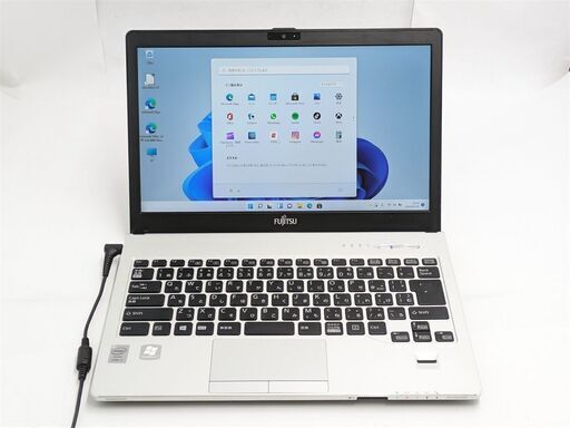 送料無料 保証付 日本製 13.3型 ノートパソコン 富士通 S935/K 中古 第5世代Core i5 6GB 高速SSD 無線 Bluetooth カメラ Windows11 Office
