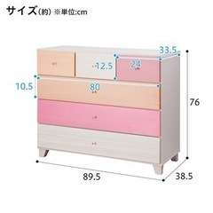 ローチェスト ピンク ニトリ