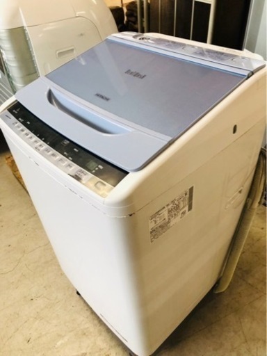 福岡市内配送設置無料　日立 HITACHI BW-8WV A [ビートウォッシュ 全自動洗濯機 （8kg） ブルー]