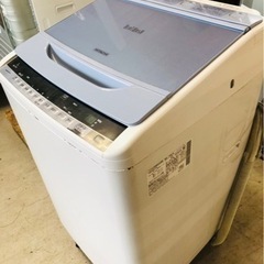 福岡市内配送設置無料　日立 HITACHI BW-8WV A [ビートウォッシュ 全自動洗濯機 （8kg） ブルー]