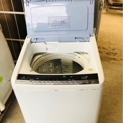 福岡市内配送設置無料　日立 HITACHI BW-8WV A [ビートウォッシュ 全自動洗濯機 （8kg） ブルー]