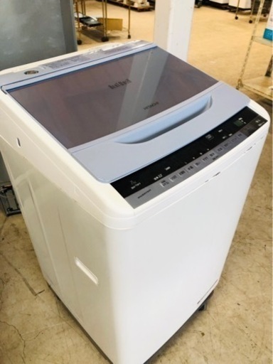 福岡市内配送設置無料　日立 HITACHI BW-8WV A [ビートウォッシュ 全自動洗濯機 （8kg） ブルー]