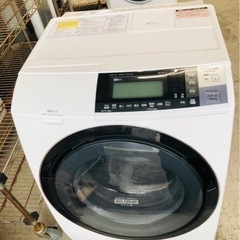 福岡市内配送設置無料日立 HITACHI BD-S8700L-W [ビッグドラムスリム ななめ型ドラム式洗濯乾燥機（10.0kg） 左開き 自動お掃除搭載 ピュアホワイト]