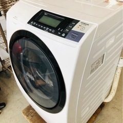 福岡市内配送設置無料日立 HITACHI BD-S8700L-W [ビッグドラムスリム ななめ型ドラム式洗濯乾燥機（10.0kg） 左開き 自動お掃除搭載 ピュアホワイト]