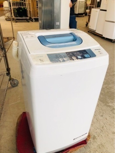 福岡市内配送設置無料　日立 HITACHI NW-5TR W [全自動洗濯機（5.0kg） ピュアホワイト]
