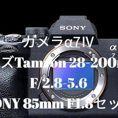 【ネット決済・配送可】α7Ⅳ&Tamron 28-200mm S...