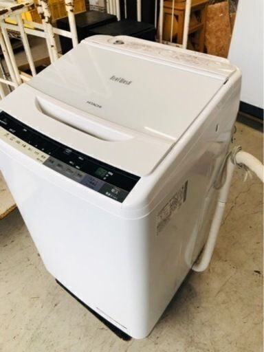 一都三県限定　配送設置無料　洗濯機　HITACHI 日立　8kg 2016年製状態