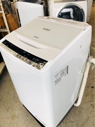 市内配送設置無料　日立 8.0kg 全自動洗濯機 BW-80WVE3 ビートウォッシュ