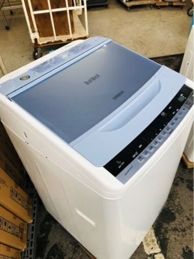 市内配送設置無料　日立 HITACHI BW-7WV A [ビートウォッシュ 全自動洗濯機 （7kg） ブルー]