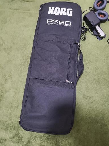 KORG PS60 ヘッドホン・キーボードスタンド・純正カバー付 Korg PS60+