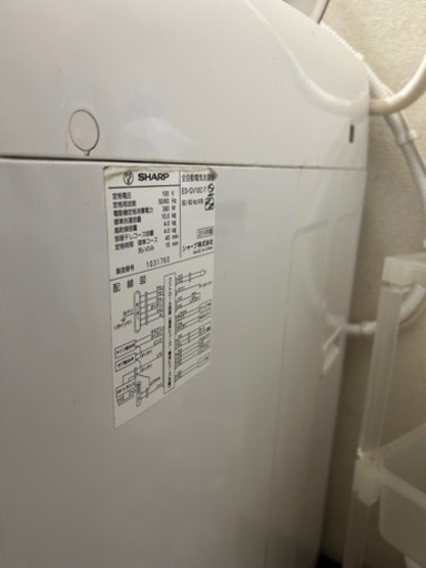 SHARP シャープ 洗濯機 全自動洗濯機 インバーター搭載 ES-GV10C