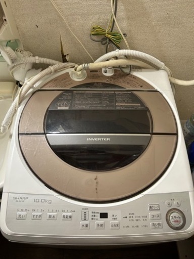 SHARP シャープ 洗濯機 全自動洗濯機 インバーター搭載 ES-GV10C